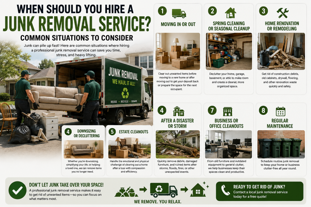 When Should You Hire a Junk Removal Service? Common Situations to Consider