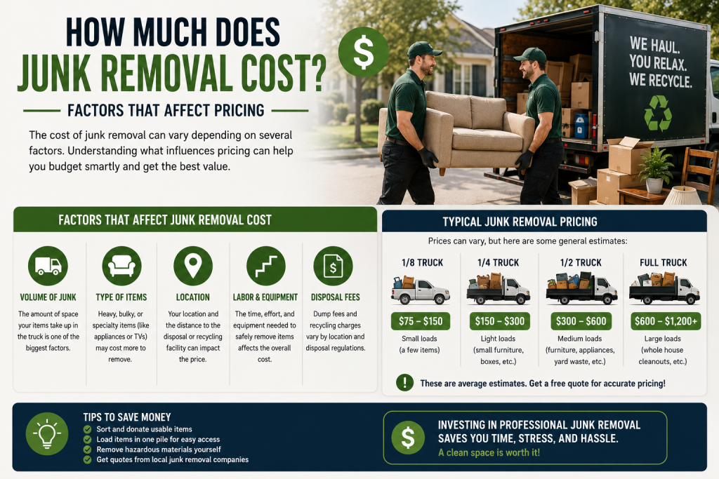 How Much Does Junk Removal Cost? Factors That Affect Pricing
