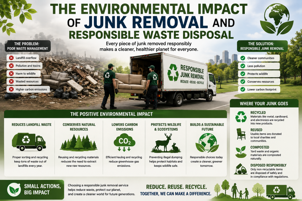 The Environmental Impact of Junk Removal and Responsible Waste Disposal