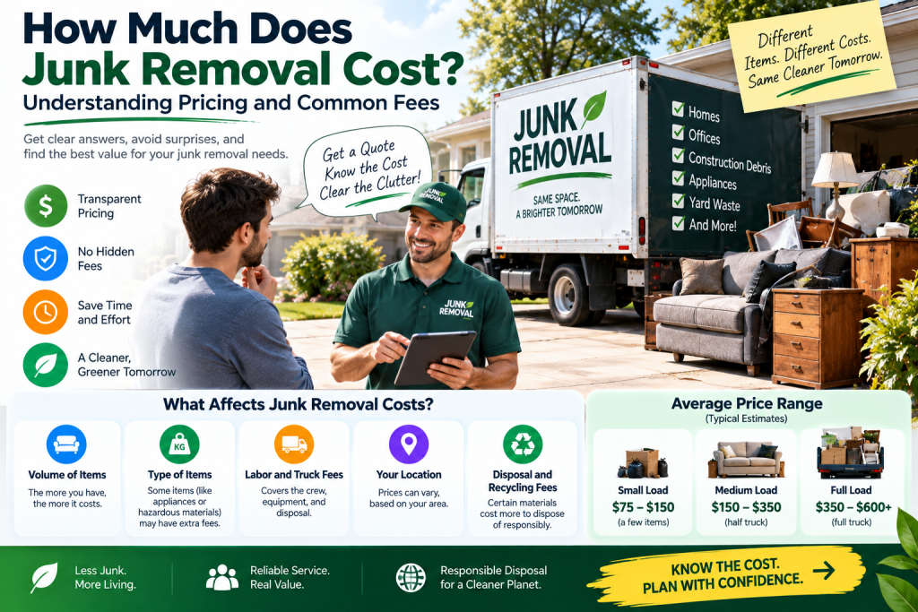 How Much Does Junk Removal Cost? Understanding Pricing and Common Fees