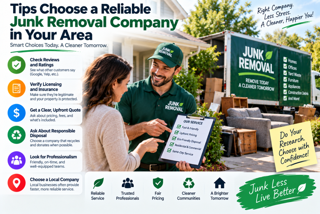 How to Choose a Reliable Junk Removal Company in Your Area